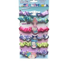 Hello Kitty and Friends Colorful Scrunchies Set
